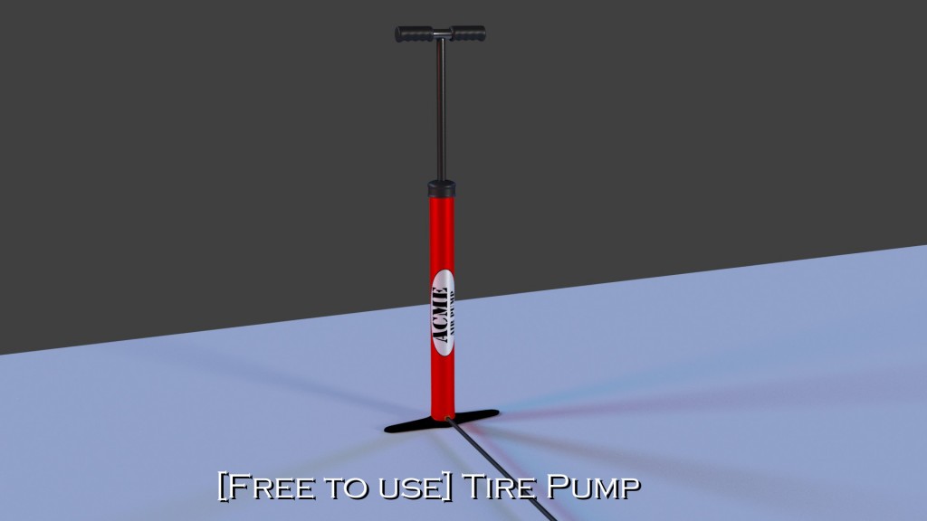 [Free to Use] Tire Pump preview image 1